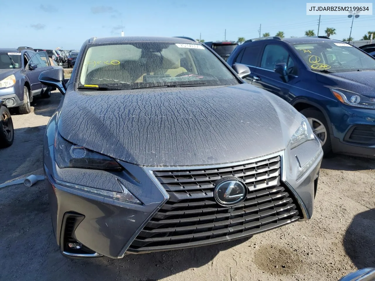 2021 Lexus Nx 300 Base VIN: JTJDARBZ5M2199634 Lot: 75106554