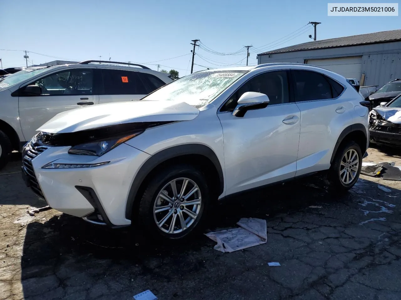 2021 Lexus Nx 300 Base VIN: JTJDARDZ3M5021006 Lot: 75485584