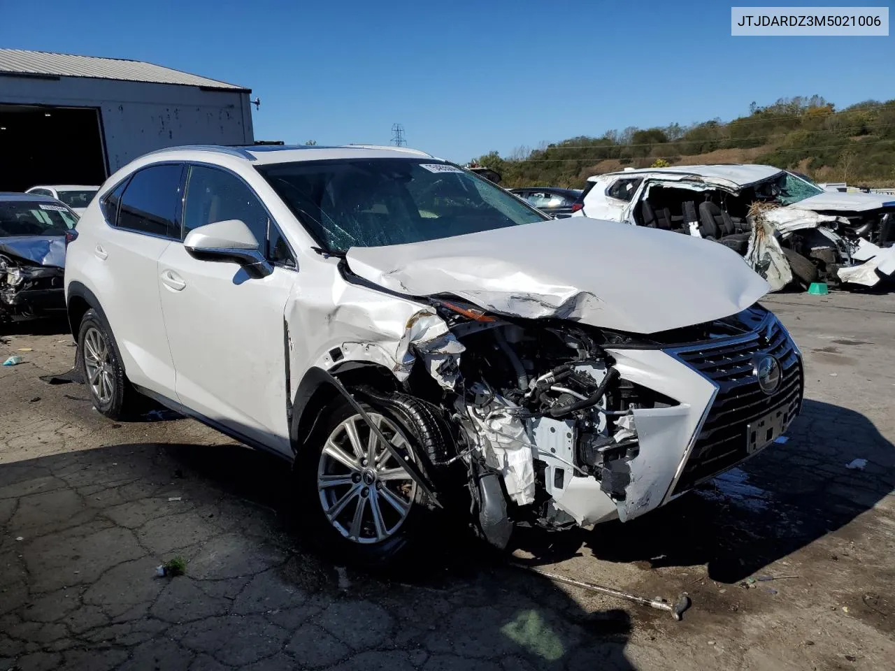 2021 Lexus Nx 300 Base VIN: JTJDARDZ3M5021006 Lot: 75485584