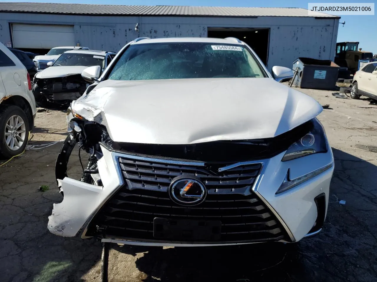 2021 Lexus Nx 300 Base VIN: JTJDARDZ3M5021006 Lot: 75485584