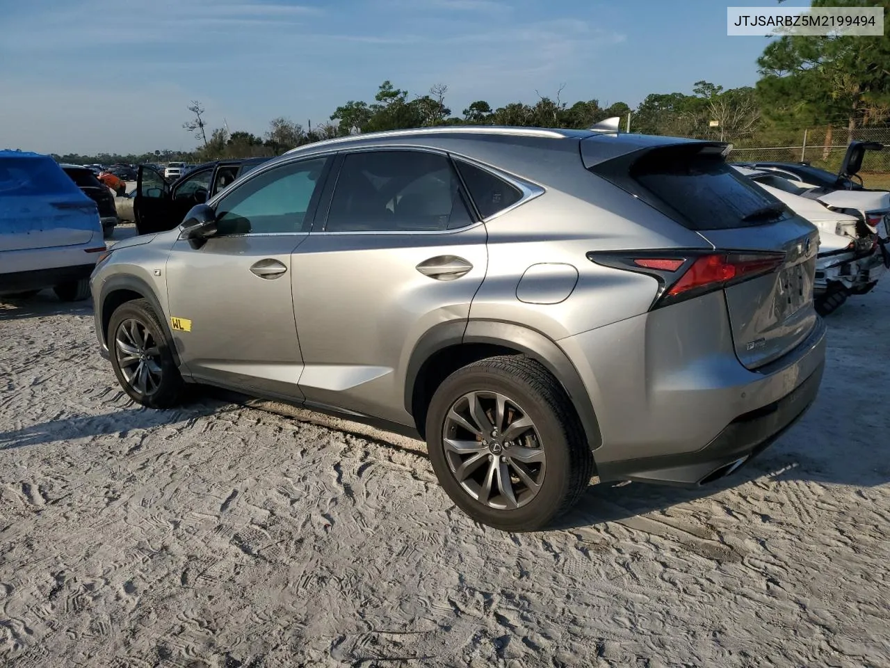 2021 Lexus Nx 300 Base VIN: JTJSARBZ5M2199494 Lot: 75686774