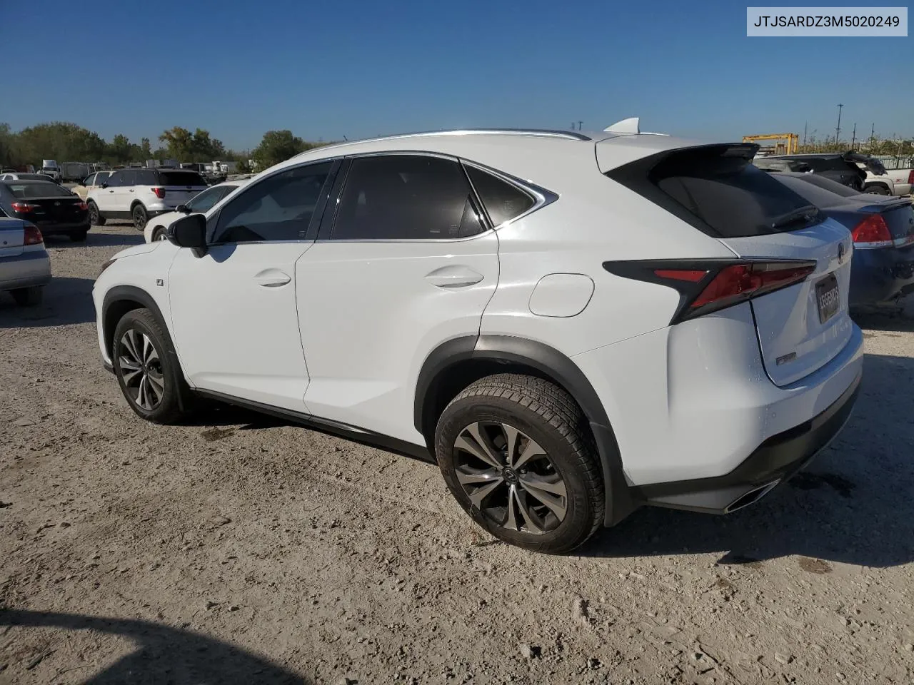 2021 Lexus Nx 300 Base VIN: JTJSARDZ3M5020249 Lot: 75921204