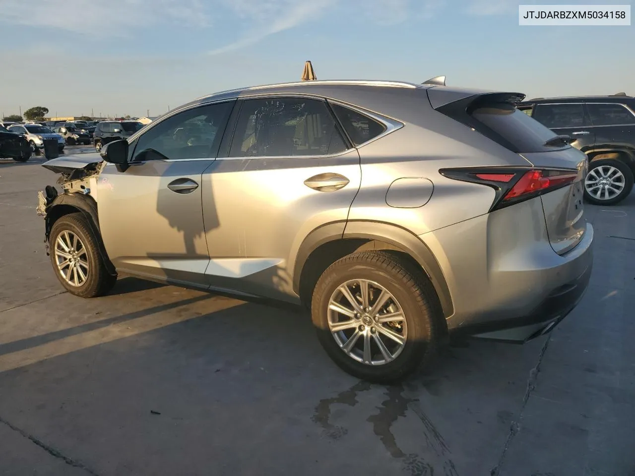 2021 Lexus Nx 300 Base VIN: JTJDARBZXM5034158 Lot: 76360924