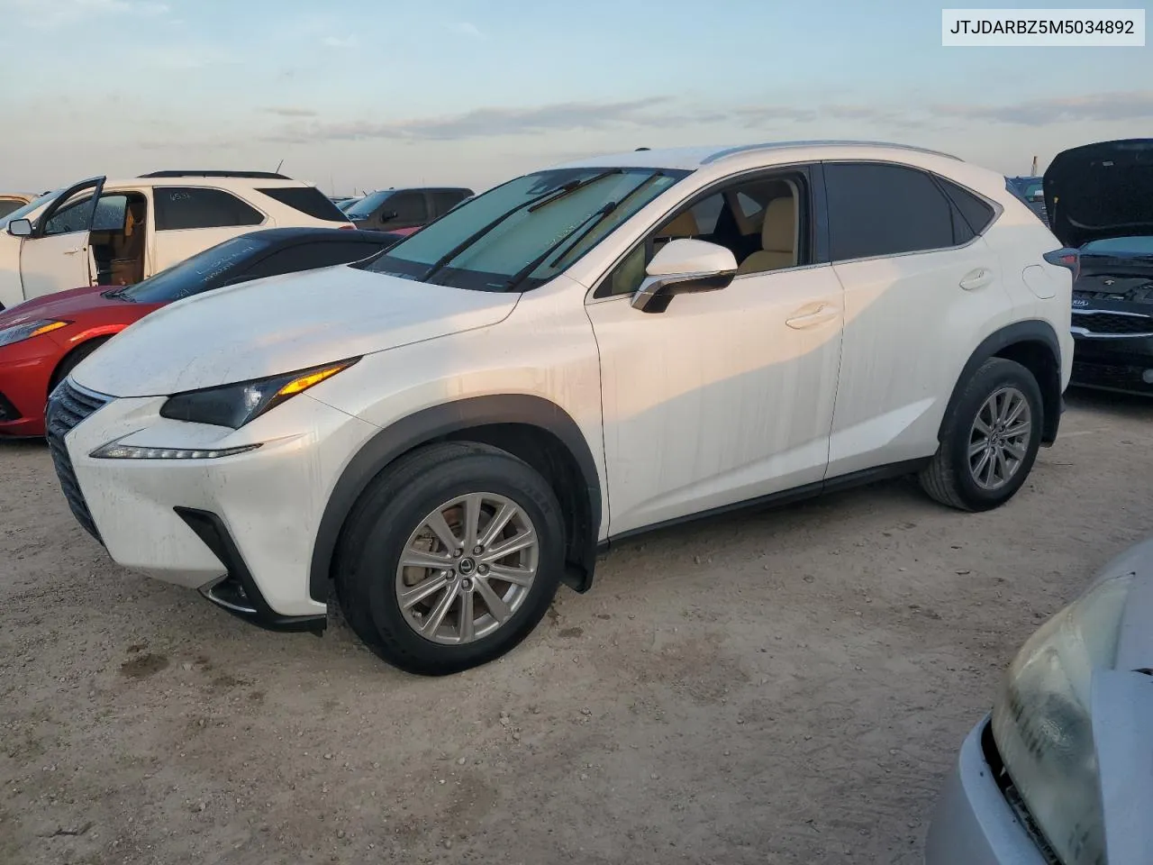 2021 Lexus Nx 300 Base VIN: JTJDARBZ5M5034892 Lot: 76397454