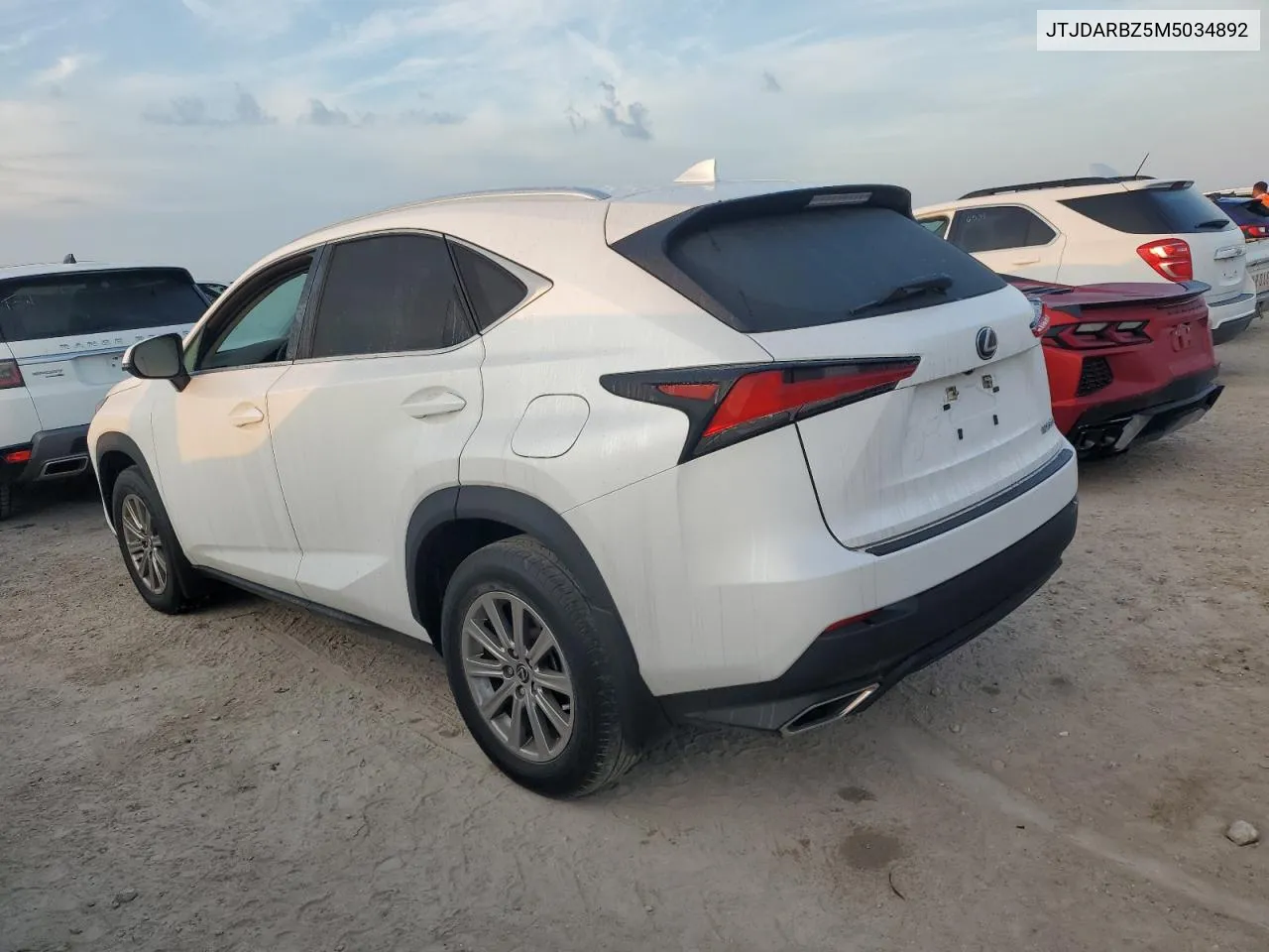 2021 Lexus Nx 300 Base VIN: JTJDARBZ5M5034892 Lot: 76397454