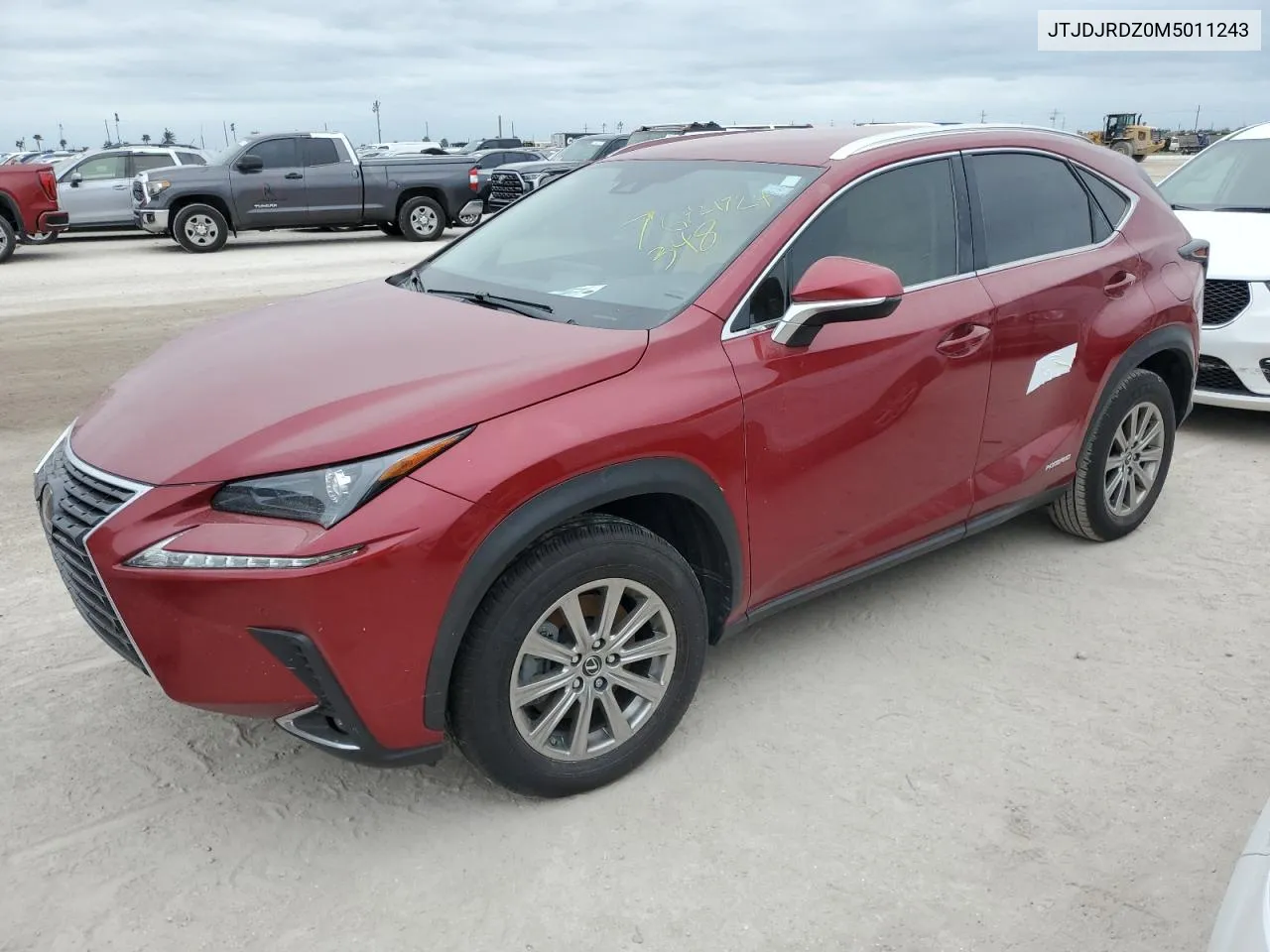 2021 Lexus Nx 300H Base VIN: JTJDJRDZ0M5011243 Lot: 76421724