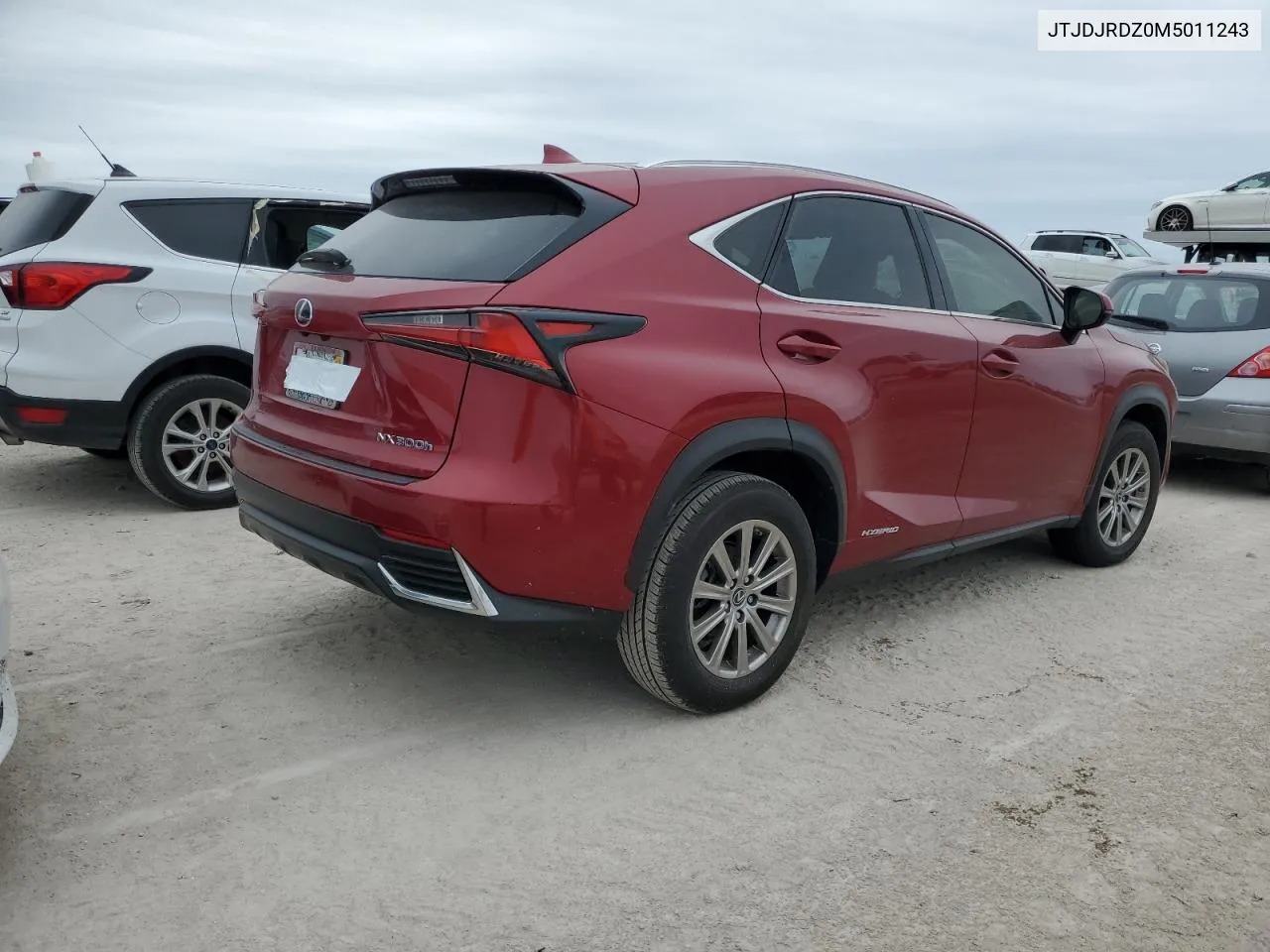 2021 Lexus Nx 300H Base VIN: JTJDJRDZ0M5011243 Lot: 76421724