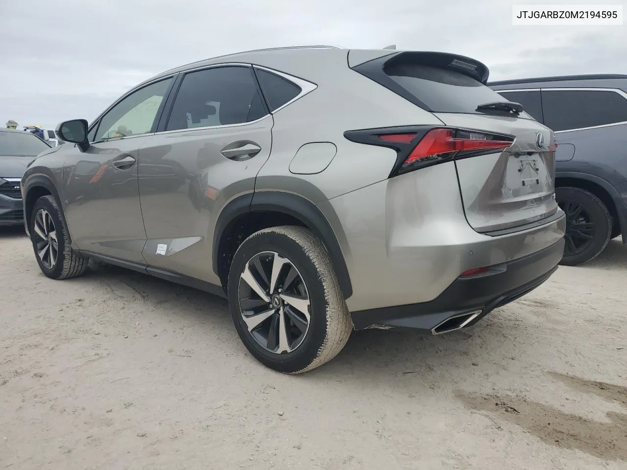 2021 Lexus Nx 300 Base VIN: JTJGARBZ0M2194595 Lot: 76687254