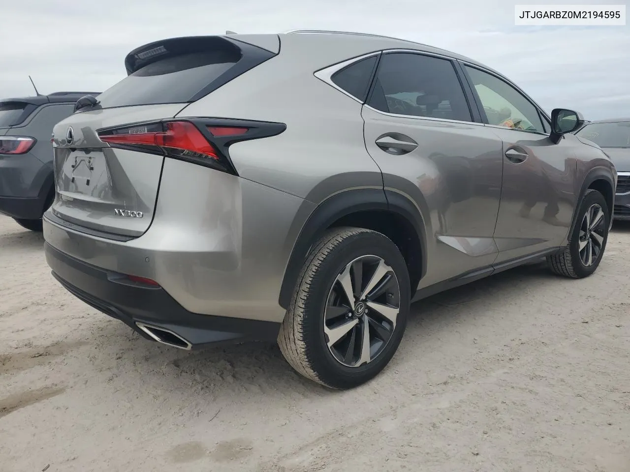 2021 Lexus Nx 300 Base VIN: JTJGARBZ0M2194595 Lot: 76687254