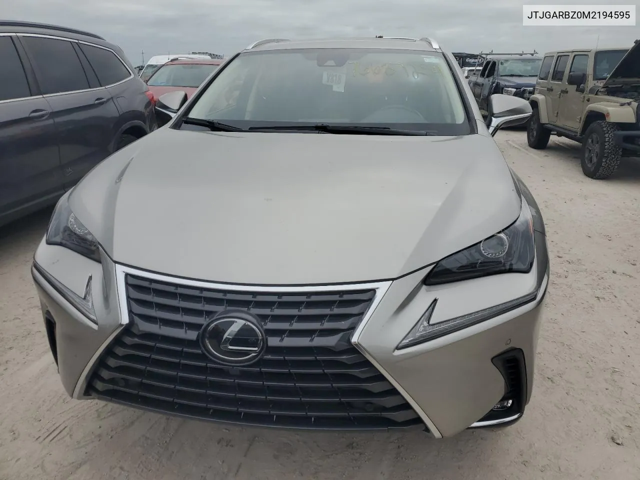 2021 Lexus Nx 300 Base VIN: JTJGARBZ0M2194595 Lot: 76687254