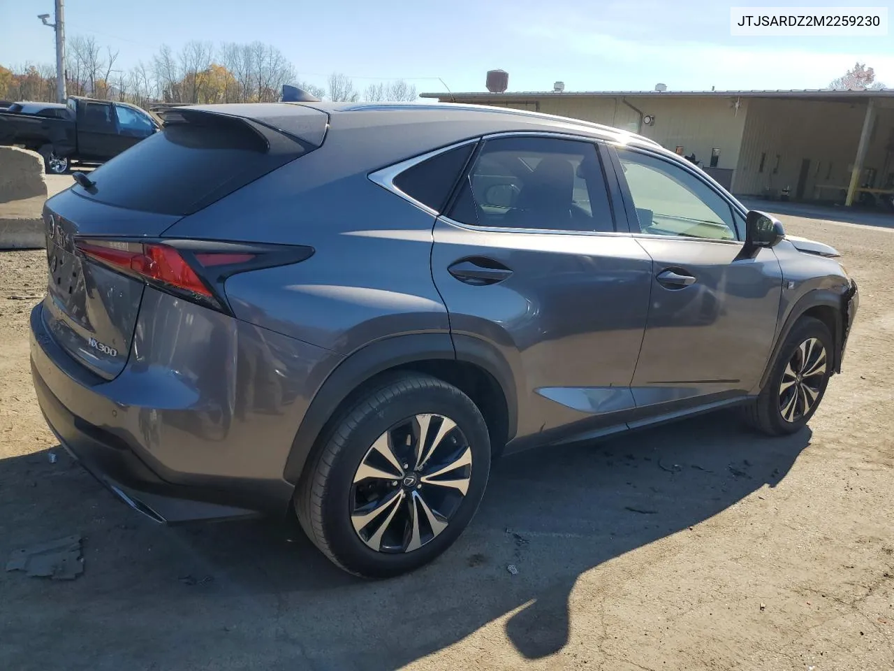 2021 Lexus Nx 300 Base VIN: JTJSARDZ2M2259230 Lot: 77084194