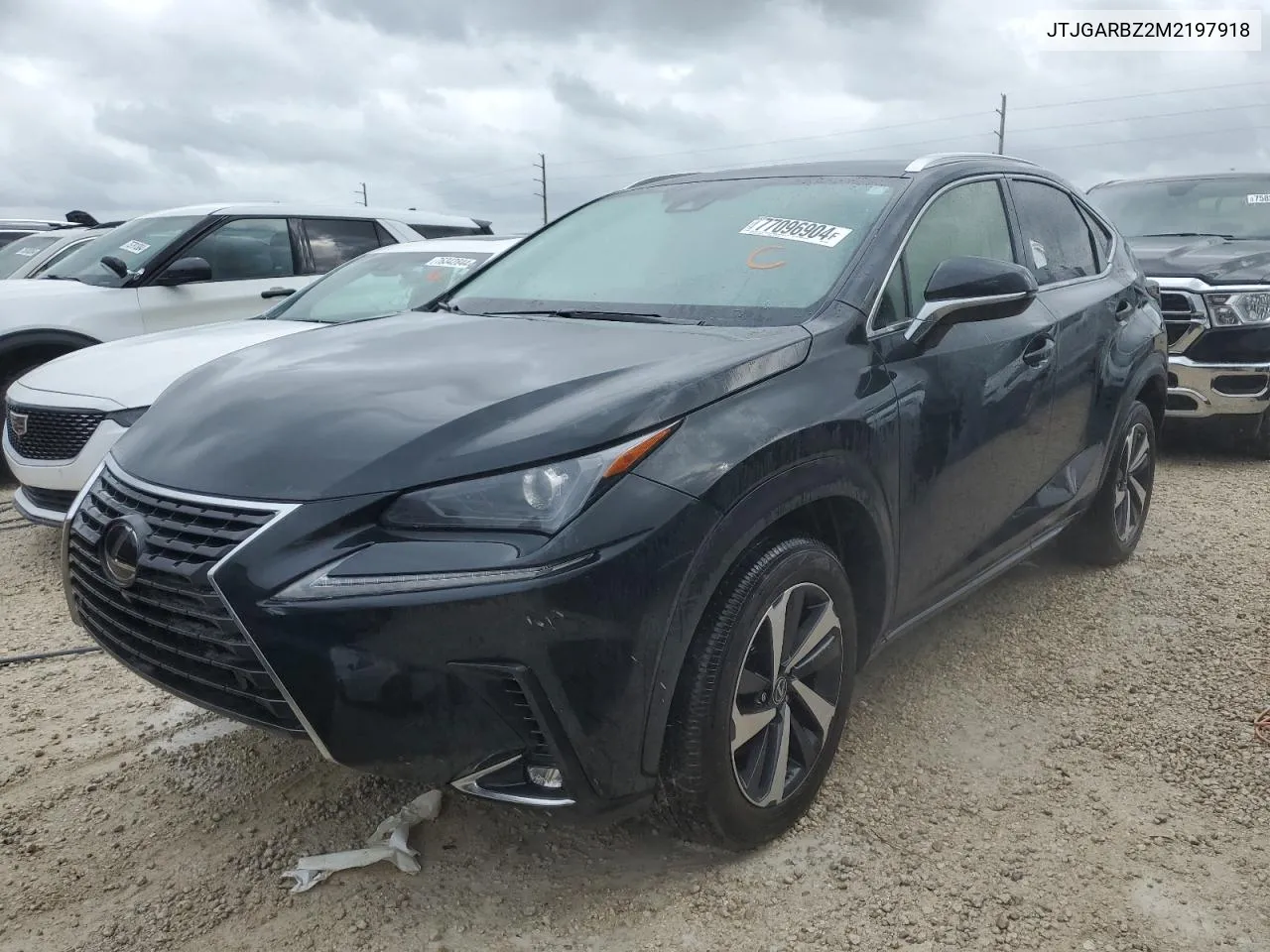 2021 Lexus Nx 300 Base VIN: JTJGARBZ2M2197918 Lot: 77096904