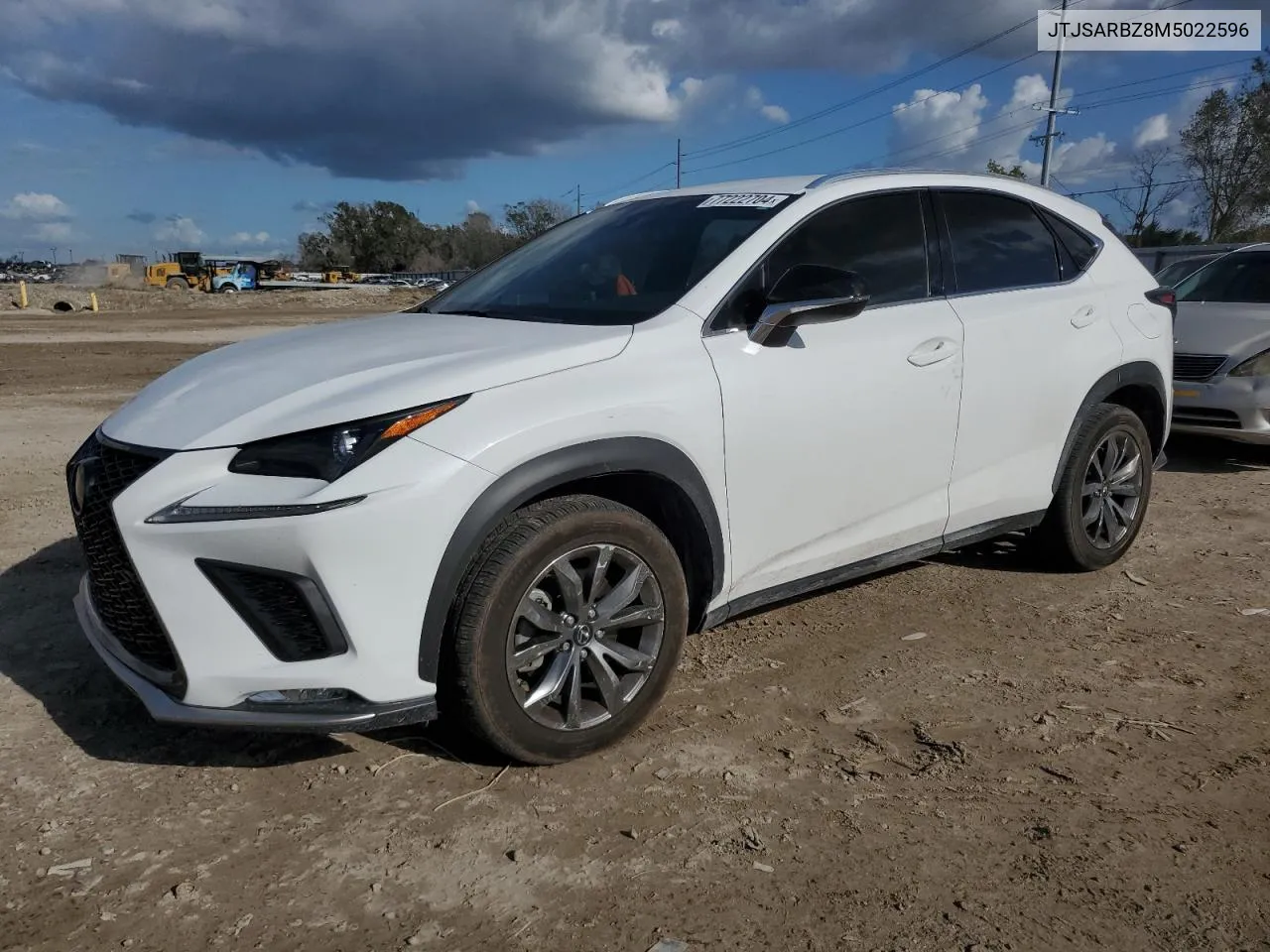 2021 Lexus Nx 300 Base VIN: JTJSARBZ8M5022596 Lot: 77222704