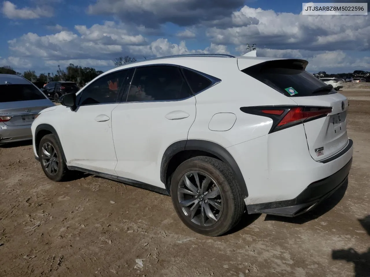 2021 Lexus Nx 300 Base VIN: JTJSARBZ8M5022596 Lot: 77222704