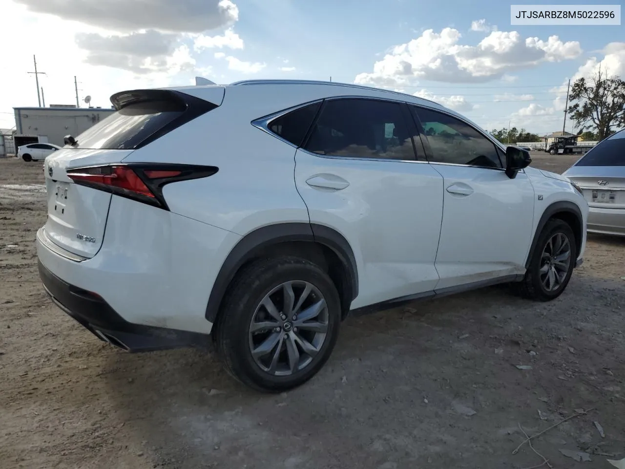 2021 Lexus Nx 300 Base VIN: JTJSARBZ8M5022596 Lot: 77222704