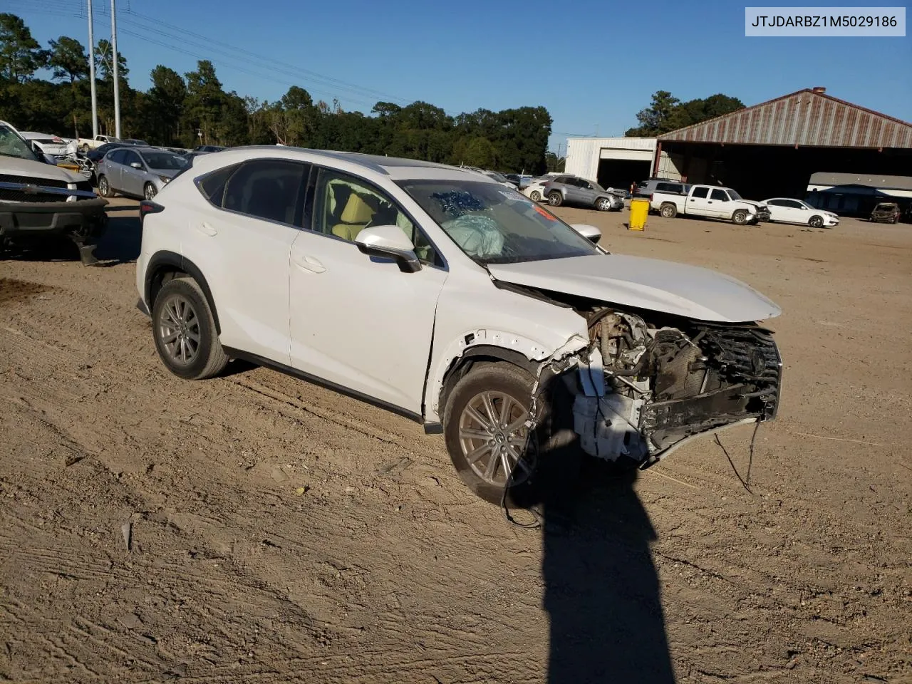 2021 Lexus Nx 300 Base VIN: JTJDARBZ1M5029186 Lot: 77378654