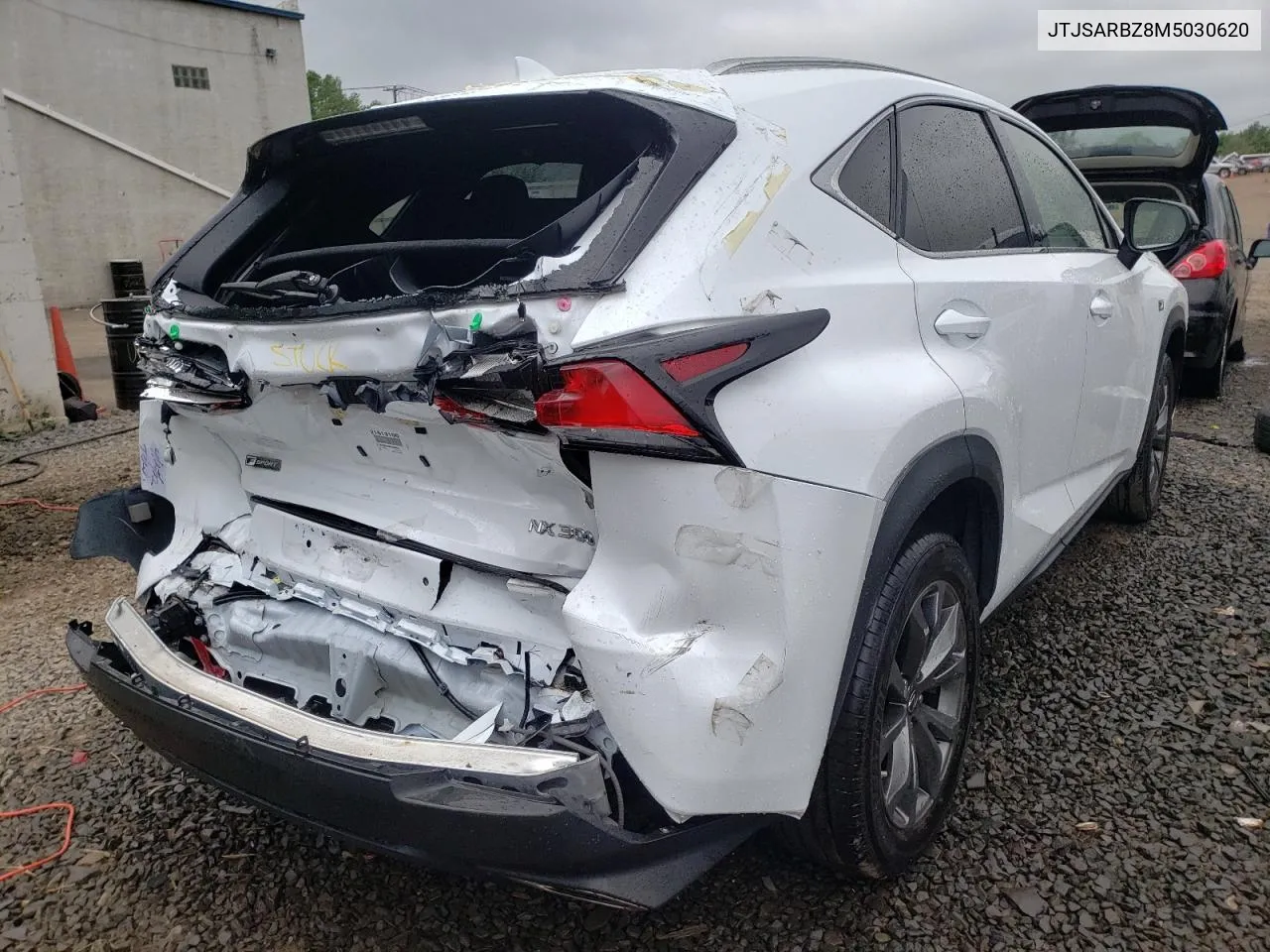 2021 Lexus Nx 300 Base VIN: JTJSARBZ8M5030620 Lot: 78080884