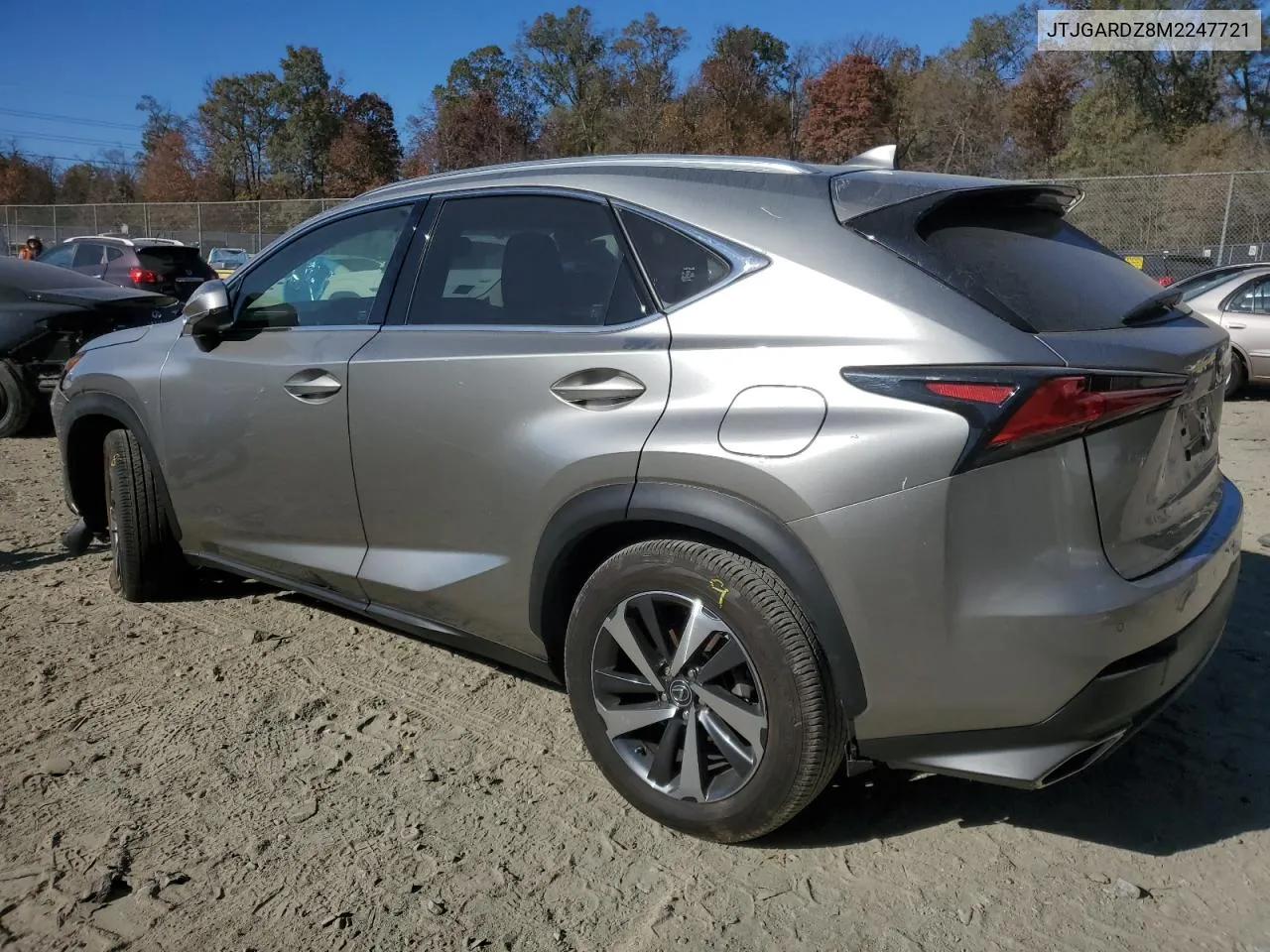 2021 Lexus Nx 300 Base VIN: JTJGARDZ8M2247721 Lot: 78776294