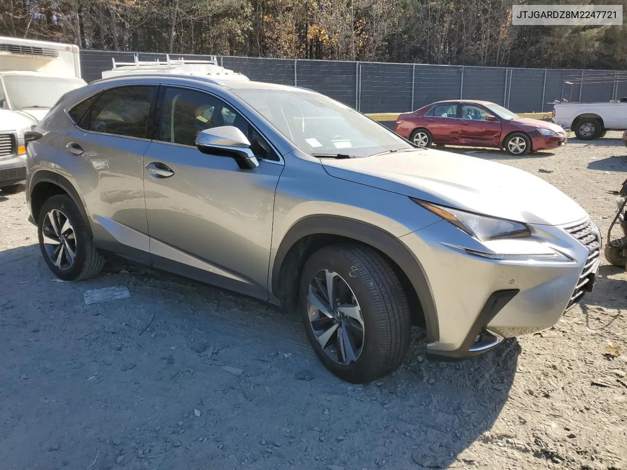 2021 Lexus Nx 300 Base VIN: JTJGARDZ8M2247721 Lot: 78776294