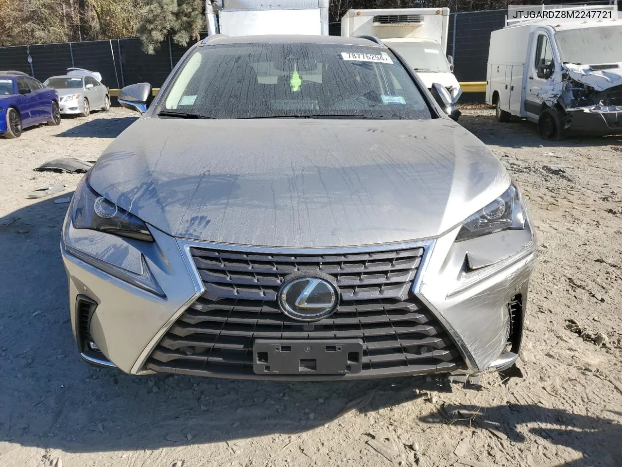 2021 Lexus Nx 300 Base VIN: JTJGARDZ8M2247721 Lot: 78776294