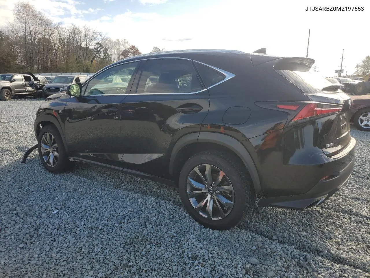 2021 Lexus Nx 300 Base VIN: JTJSARBZ0M2197653 Lot: 79363684