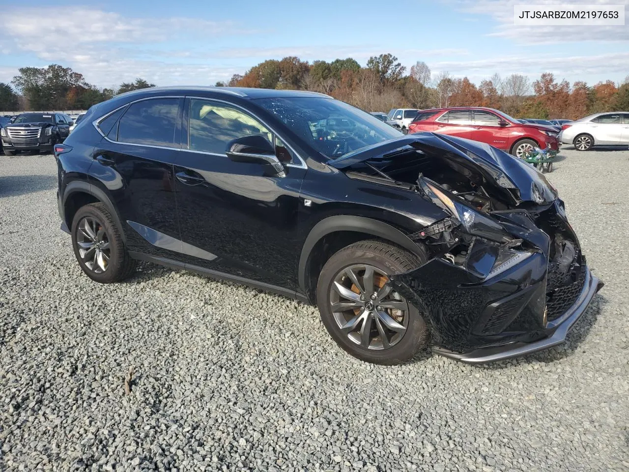 2021 Lexus Nx 300 Base VIN: JTJSARBZ0M2197653 Lot: 79363684