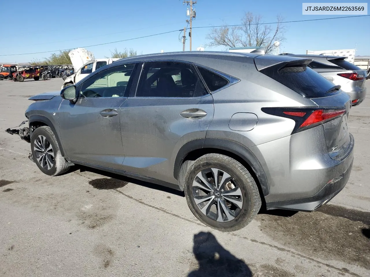 2021 Lexus Nx 300 Base VIN: JTJSARDZ6M2263569 Lot: 80317834