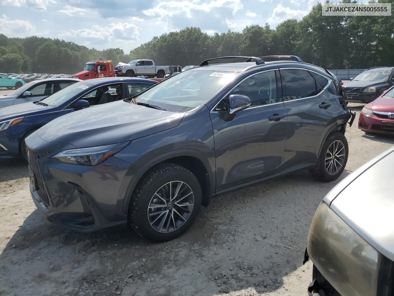 2022 Lexus Nx 350H VIN: JTJAKCEZ4N5005555 Lot: 60156034