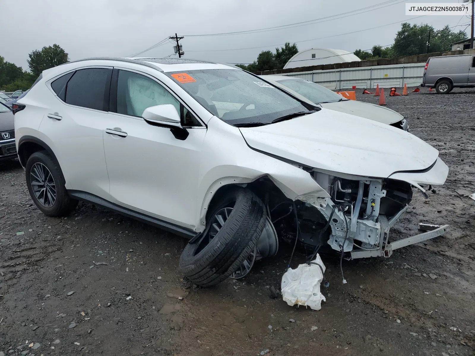 2022 Lexus Nx 350 VIN: JTJAGCEZ2N5003871 Lot: 65421804