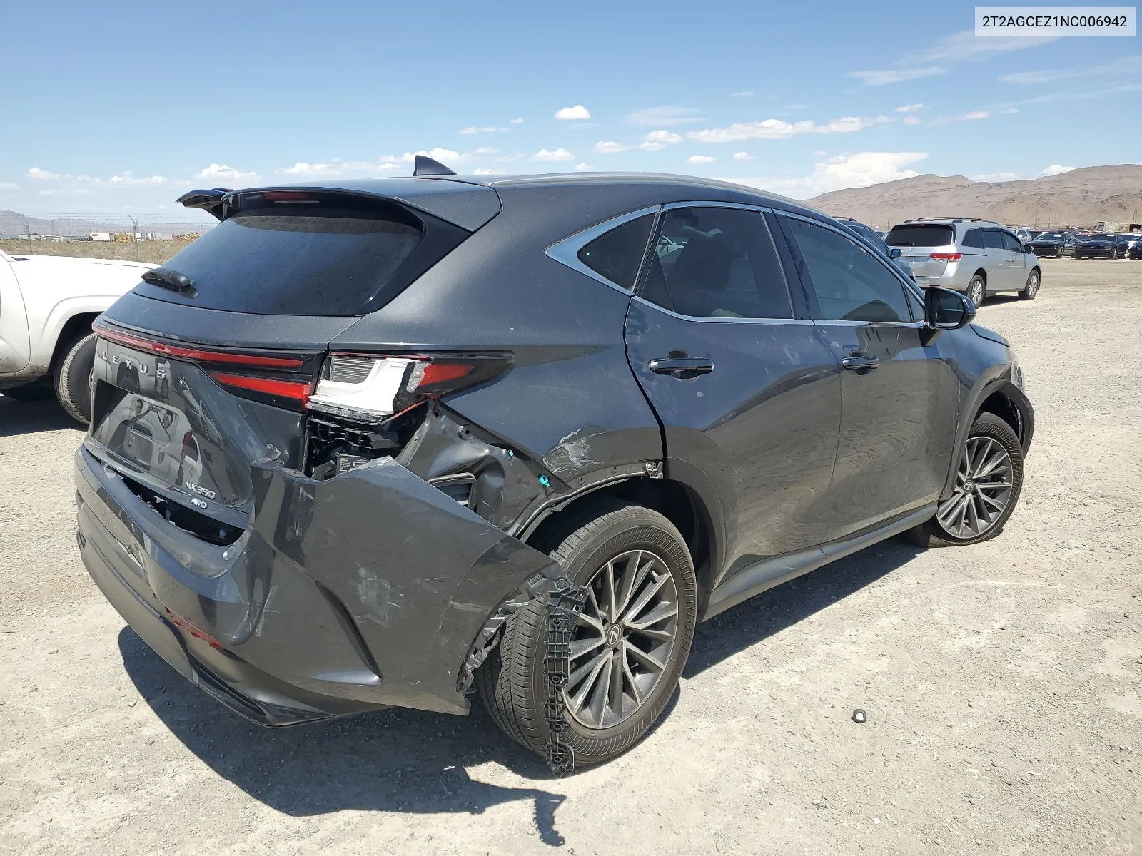 2T2AGCEZ1NC006942 2022 Lexus Nx 350