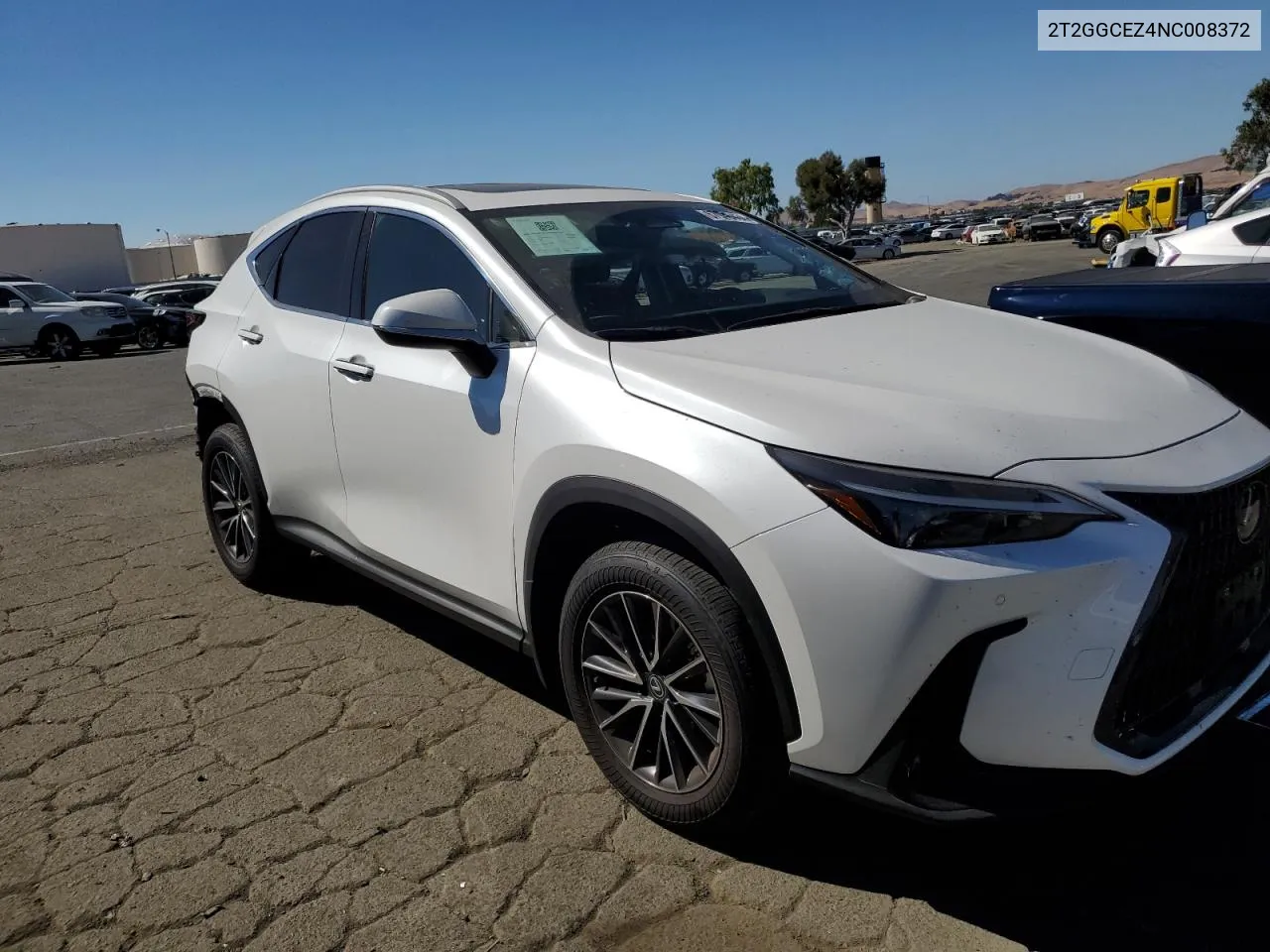 2022 Lexus Nx 350 VIN: 2T2GGCEZ4NC008372 Lot: 67946434