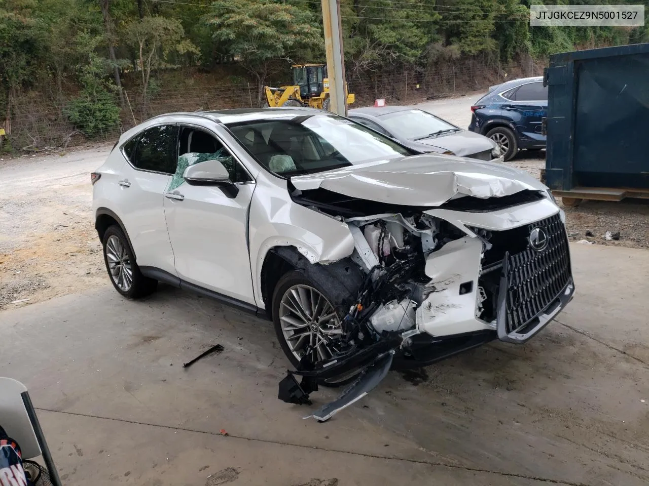 2022 Lexus Nx 350H VIN: JTJGKCEZ9N5001527 Lot: 70250494