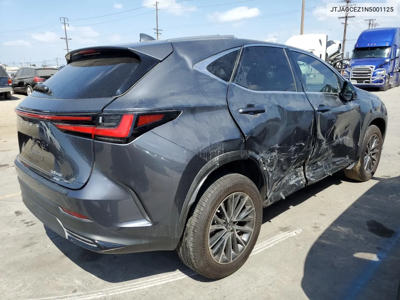 2022 Lexus Nx 350 VIN: JTJAGCEZ1N5001125 Lot: 72358244