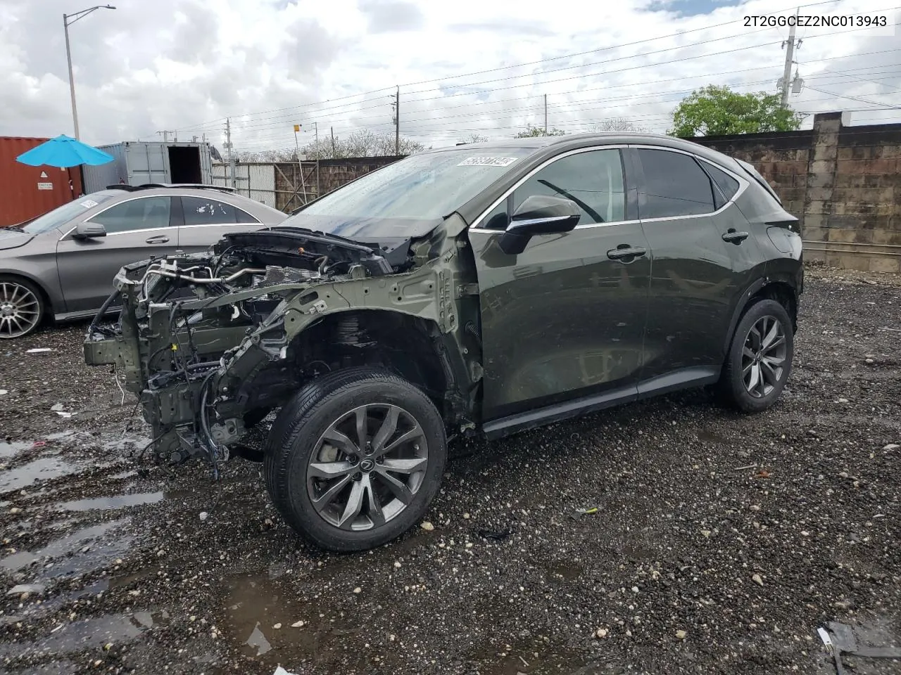 2T2GGCEZ2NC013943 2022 Lexus Nx 350