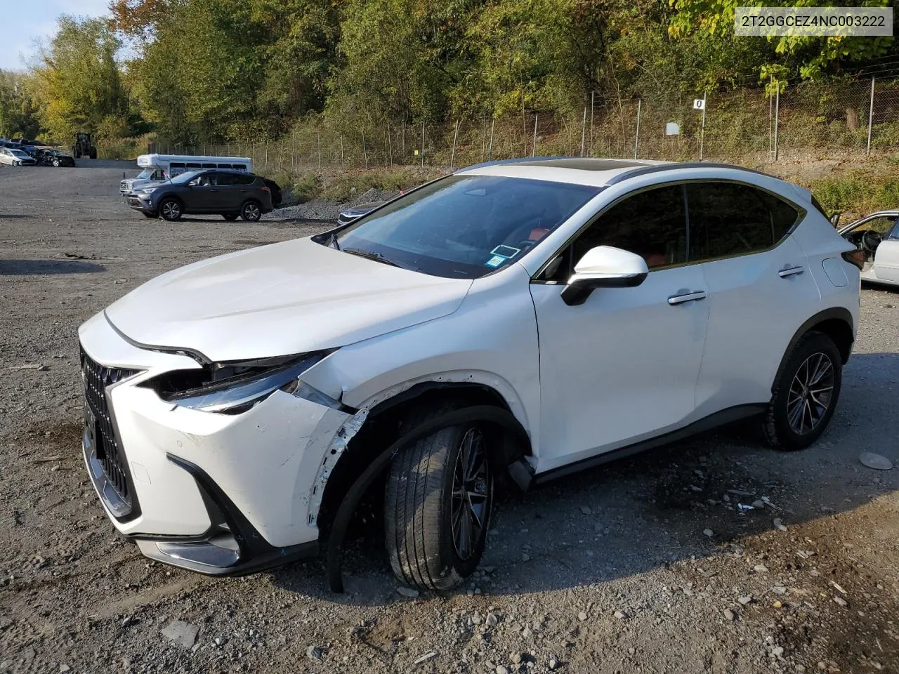 2022 Lexus Nx 350 VIN: 2T2GGCEZ4NC003222 Lot: 73186924