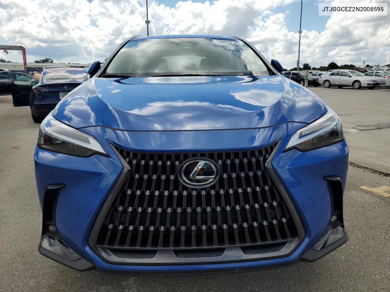 2022 Lexus Nx 350 VIN: JTJGGCEZ2N2008595 Lot: 73894734