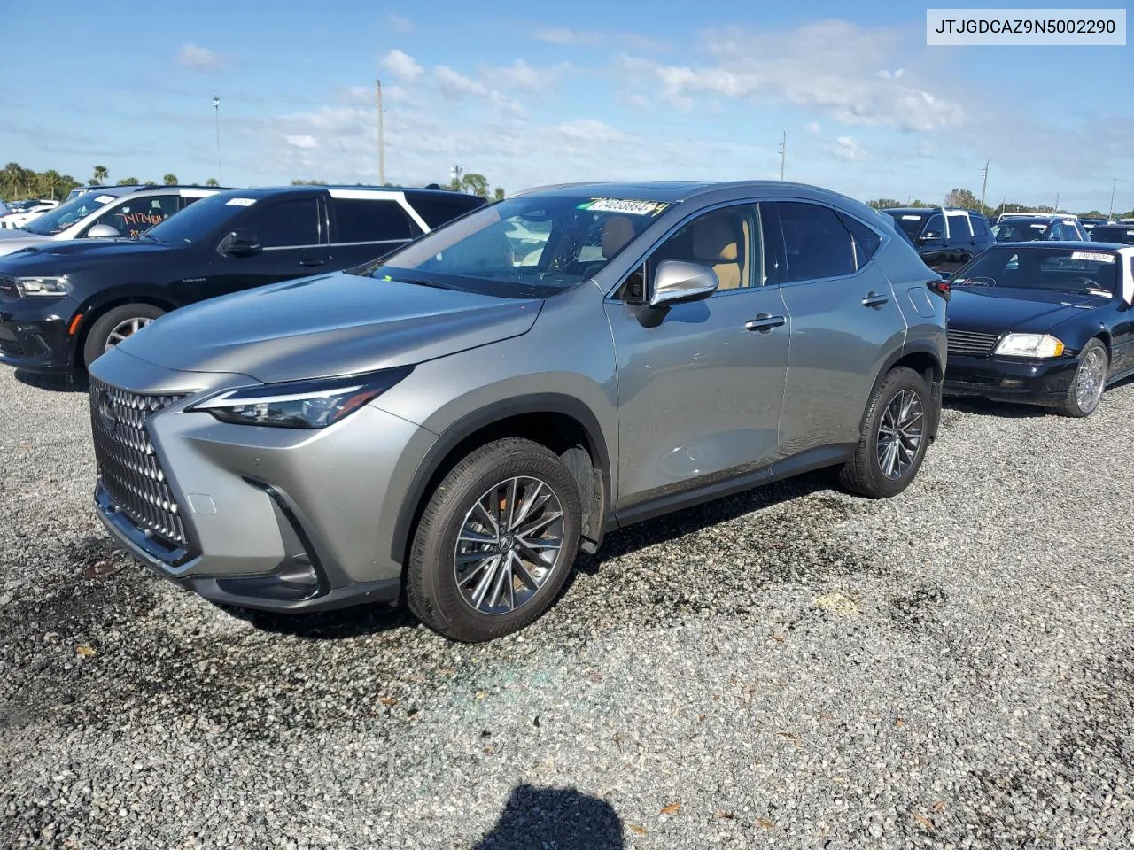 2022 Lexus Nx 250 VIN: JTJGDCAZ9N5002290 Lot: 74058684