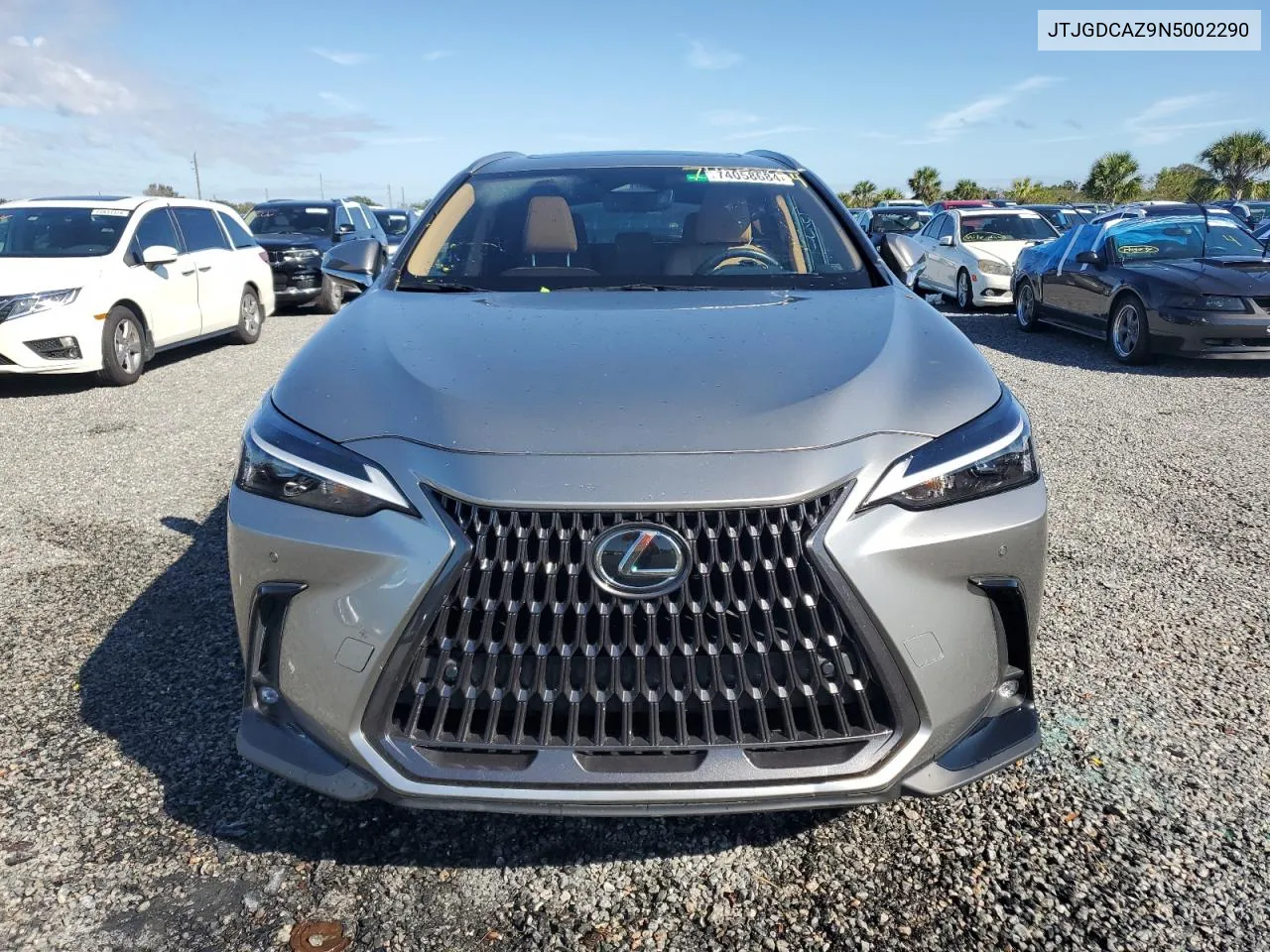 2022 Lexus Nx 250 VIN: JTJGDCAZ9N5002290 Lot: 74058684