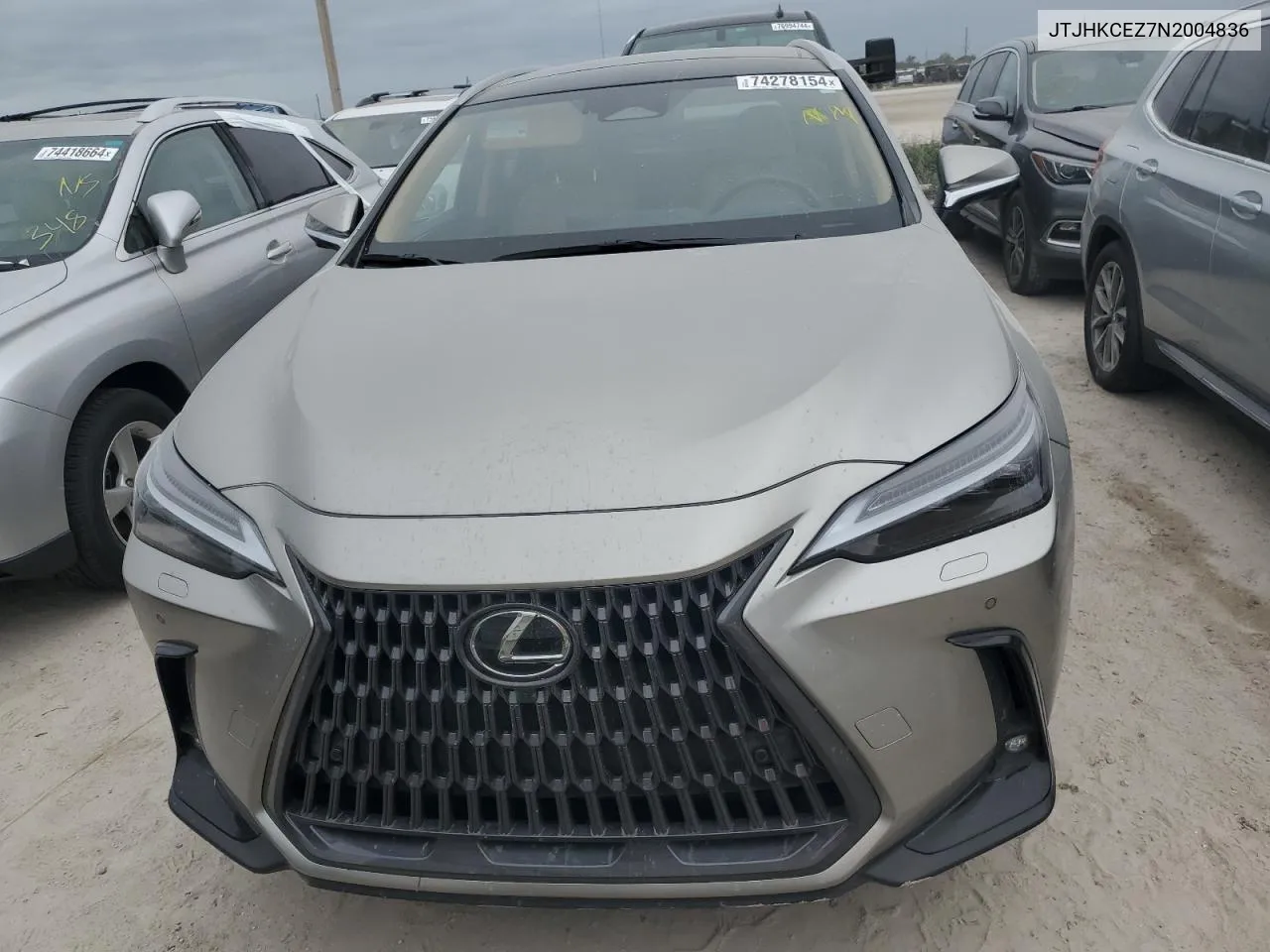 2022 Lexus Nx 350H VIN: JTJHKCEZ7N2004836 Lot: 74278154