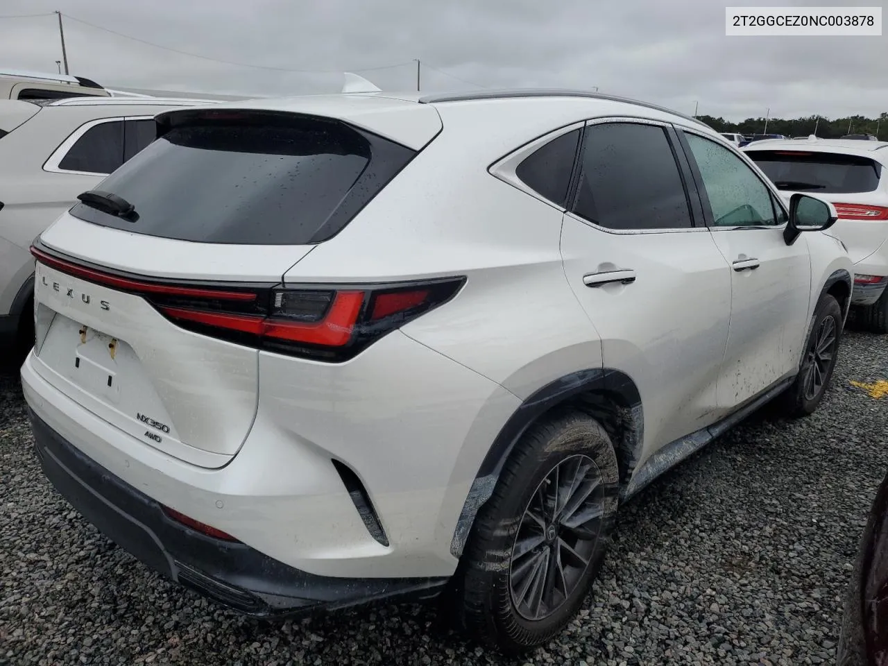 2022 Lexus Nx 350 VIN: 2T2GGCEZ0NC003878 Lot: 74808024