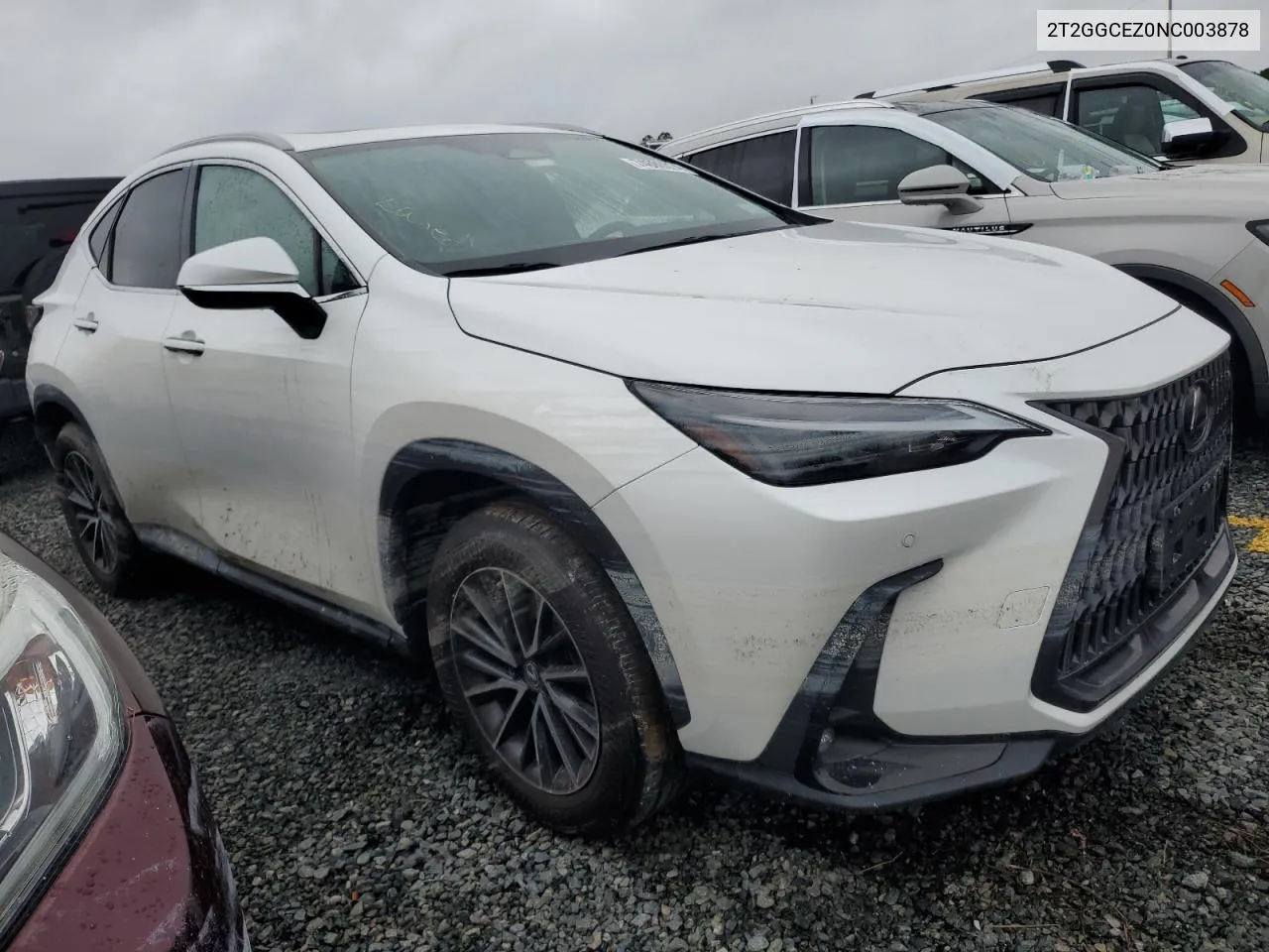 2022 Lexus Nx 350 VIN: 2T2GGCEZ0NC003878 Lot: 74808024