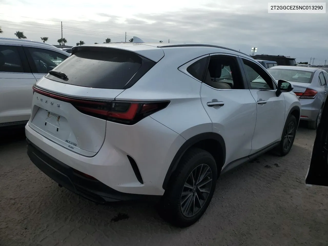 2022 Lexus Nx 350 VIN: 2T2GGCEZ5NC013290 Lot: 75812124