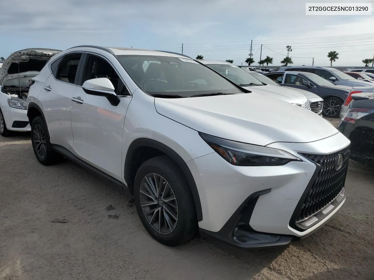 2022 Lexus Nx 350 VIN: 2T2GGCEZ5NC013290 Lot: 75812124