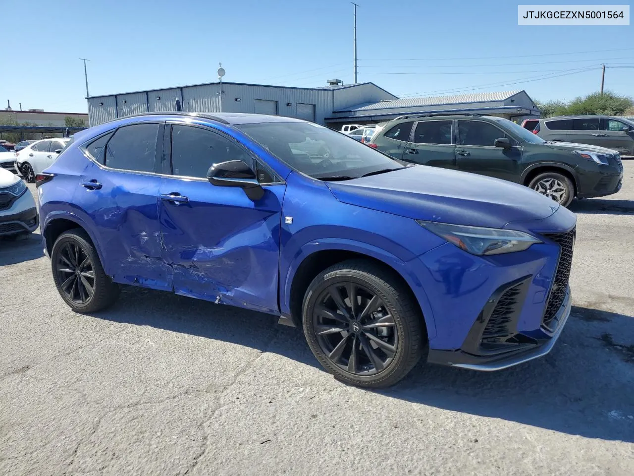 2022 Lexus Nx 350 VIN: JTJKGCEZXN5001564 Lot: 76057694