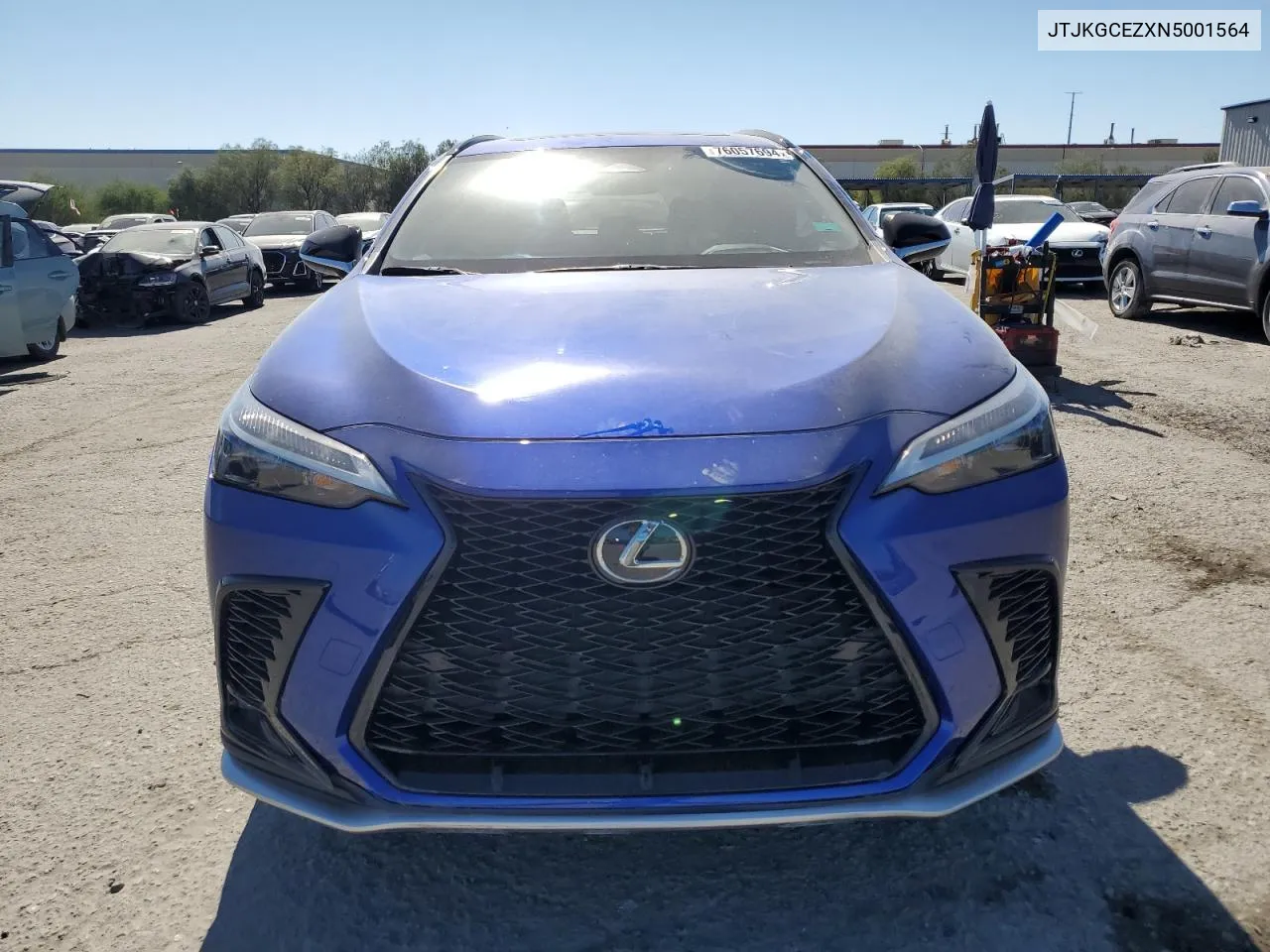 2022 Lexus Nx 350 VIN: JTJKGCEZXN5001564 Lot: 76057694