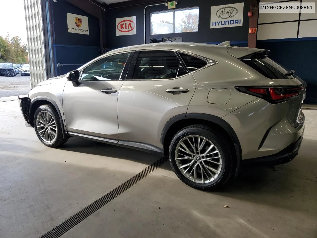 2T2HGCEZ8NC008864 2022 Lexus Nx 350