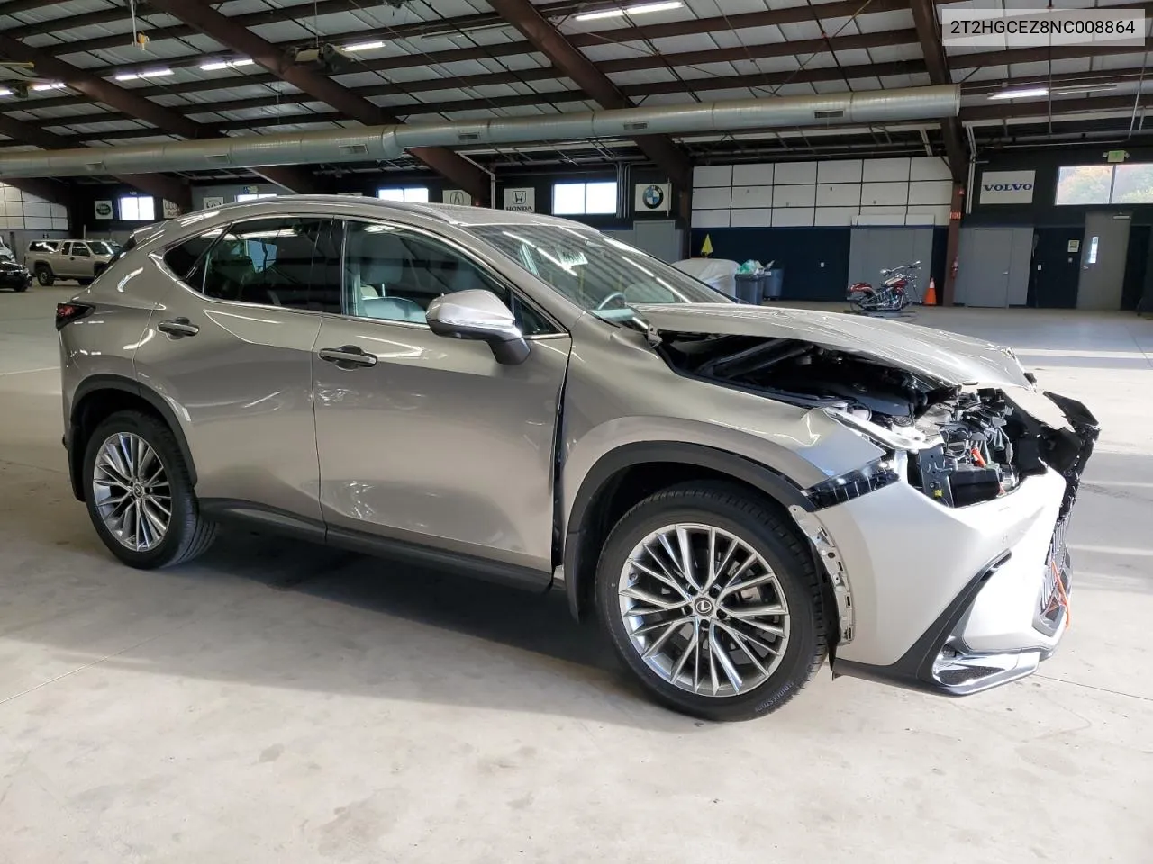 2T2HGCEZ8NC008864 2022 Lexus Nx 350