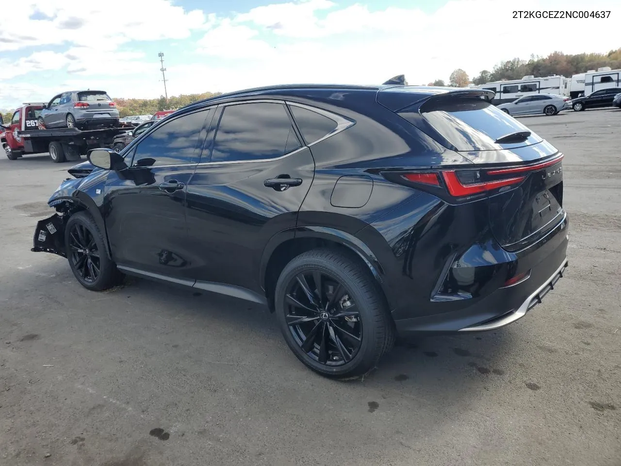 2022 Lexus Nx 350 VIN: 2T2KGCEZ2NC004637 Lot: 76527704