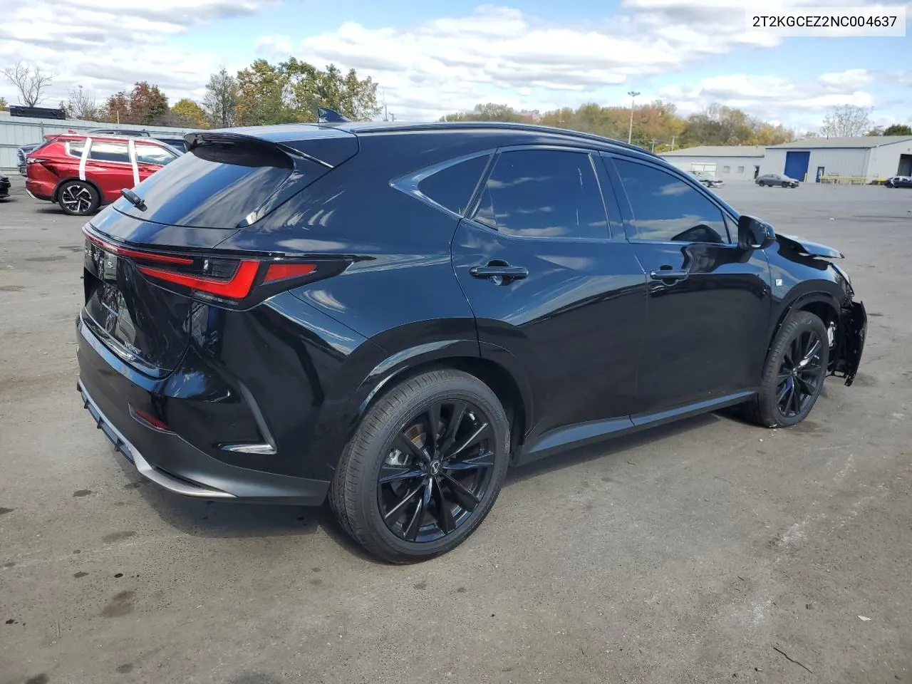 2022 Lexus Nx 350 VIN: 2T2KGCEZ2NC004637 Lot: 76527704