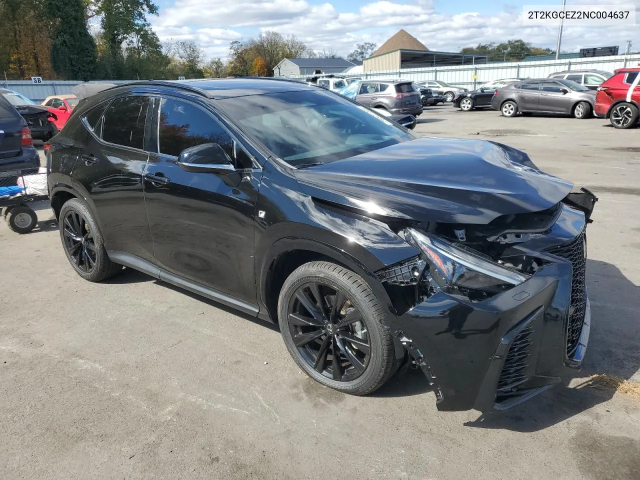 2022 Lexus Nx 350 VIN: 2T2KGCEZ2NC004637 Lot: 76527704